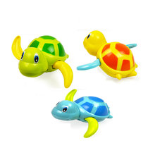 捏捏叫小黄鸭子乌龟戏水玩具发条男女孩婴儿宝宝儿童洗澡玩具 三件套美人鱼 海龟 洗澡鸭(三件套 海龟 默认版本)