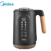 美的(Midea) 豆浆机 DJ10B-P701 家用小型破壁免过滤免煮免洗全自动加热多功能预约(灰色 默认版本)