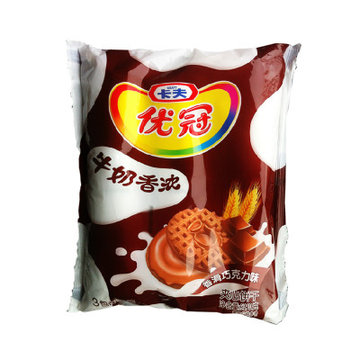 卡夫 优冠牛奶香浓夹心饼干(香滑巧克力味) 390g/包