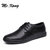 MR.KANG夏季新款男凉鞋牛皮商务休闲孔鞋男士透气洞洞鞋  8586-5(41)(黑色)