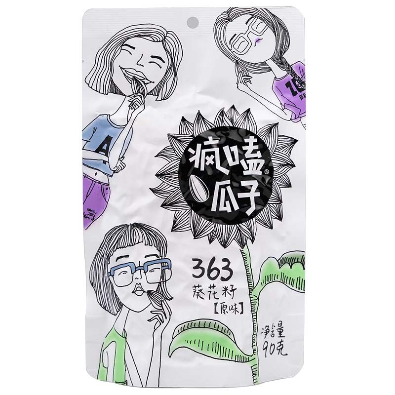疯嗑melonseeds原味葵花籽90克