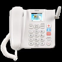 盈信（YINGXIN）插卡电话机无线固话座机 录音移动电信联通4G全网通多版本选择 手机卡家用办公 4G全网通 黑色(全网通4G10型（白色）)