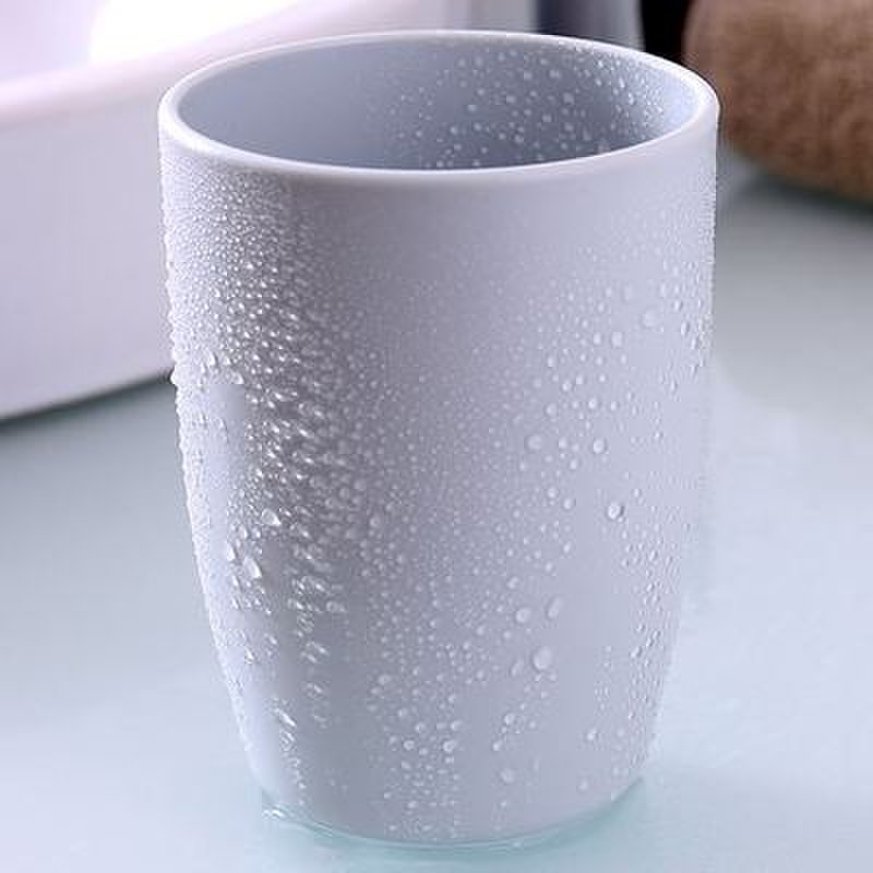 刷牙杯漱口杯创意简约环保情侣牙刷杯子韩版浴室洗漱杯塑料水杯子灰蓝