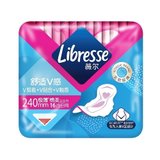 薇尔A5113 Libresse舒适V感240日用16片极薄棉柔卫生巾×4包 舒适，