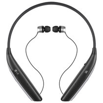 LG HBS-820S无线蓝牙耳机 伸缩式立体声运动音乐耳机 外放通用型(黑色)