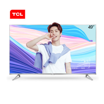 TCL 49A660U 49英寸4K金属纤薄64位30核HDR智能LED液晶电视