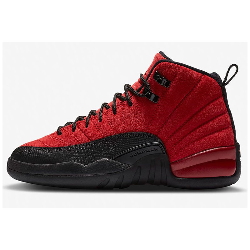 【耐克篮球鞋图片】nike耐克乔丹air jordan 12 aj12黑红反转病倒