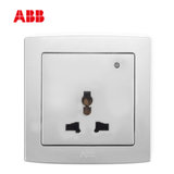 ABB开关插座面板ABB德韵多用三孔AL291-S