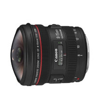 佳能（Canon）单反镜头EF 8-15mm f/4L USM 鱼眼镜头 黑色