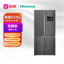 海信(Hisense)  556升 十字对开门冰箱 真空保鲜技术RFID人工智能杀菌保鲜 BCD-556WTDGPVRS10哥特岩