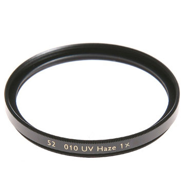 B+W 52mm单层镀膜 普通UV紫外线滤镜（德国原厂制造！顶级滤镜的标杆与典范。)