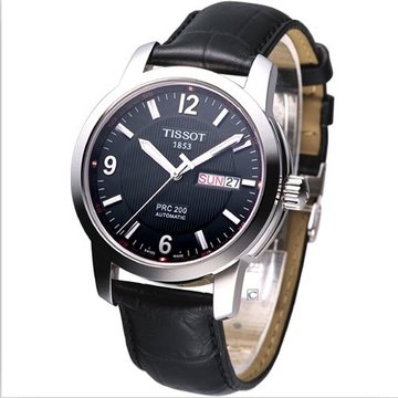 天梭(tissot)prc200系列运动皮带机械男表t014.430.16.057.00