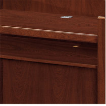 GX 法院专用家具证人桌实木木皮环保油漆人证桌(胡桃色 GX-120)