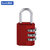苏识 ZCA313红 三位密码锌合金密码锁（计价单位：个）红