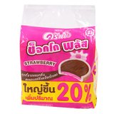 泰国进口 珍珍 果酱巧克力三叠层饼干(草莓味) 432g