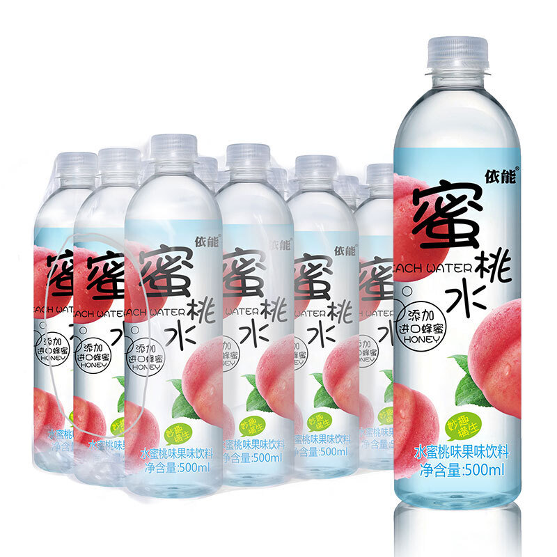 依能蜜桃水添加蜂蜜果味饮料500ml15国美超市甄选