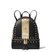 迈克·科尔斯(MICHAEL KORS)中号皮质双肩背包 女士双肩包30F7GEZB2Y 30F7GEZB6Y(黑色)