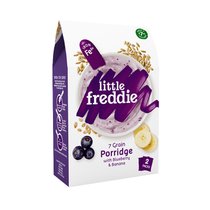 小皮(LittleFreddie)宝宝辅食婴儿营养米糊钙铁锌米粉160g(蓝莓香蕉多种谷物)