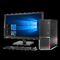联想(Lenovo)扬天M4000S商用办公家用娱乐台式电脑整机迷你主机八代英特尔i3-9100(单主机+20英寸显示器 8G内存/1T硬盘/集显/标配版)