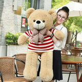 爱尚熊毛绒玩具泰迪熊布娃娃抱枕玩偶抱抱熊玩具 大号国旗熊120cm 国美超市甄选