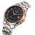 天梭/Tissot 瑞士手表 豪致系列自动机械钢带男士手表T086.407.11.051.00(红壳黑面白带 钢带)