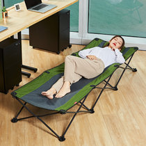 悠莱弗 折叠床便携躺椅单人办公室午休午睡椅行军床陪护床值班床阳台休闲椅 ZDC.BF1208(绿色)