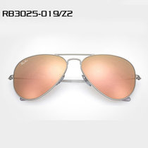 雷朋RayBan太阳镜 潮款 个性反光墨镜樱花粉 RB3025-019(55mm)