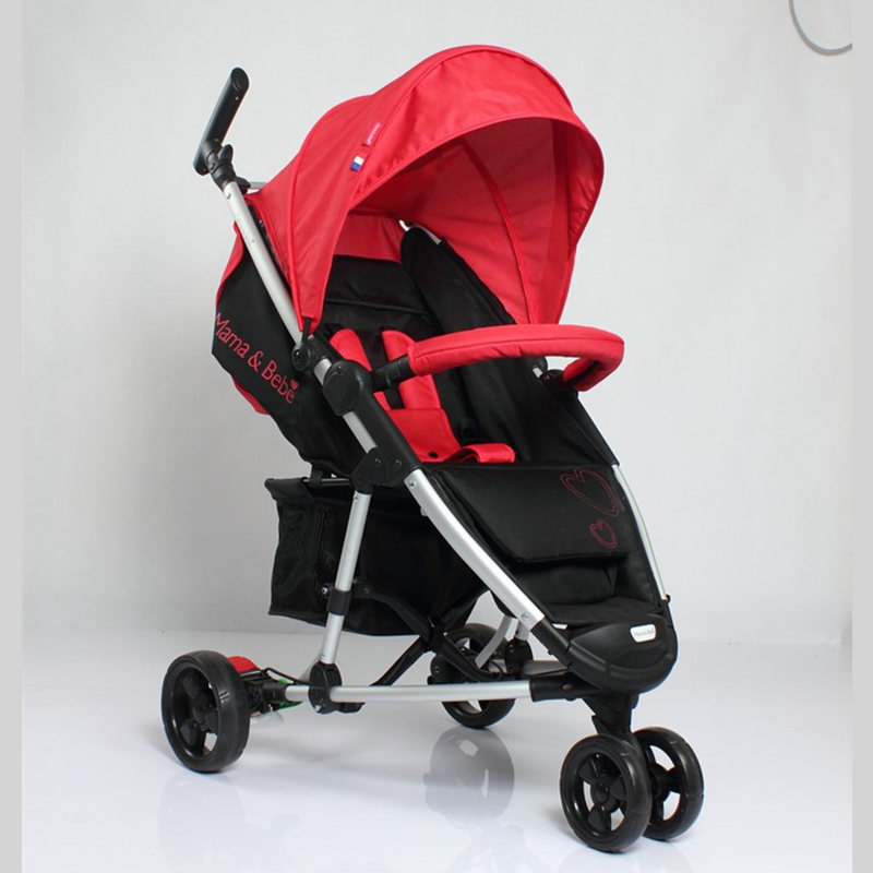 荷兰mamabebe妈妈宝贝婴儿推车轻便避震手推车高景观三轮童车 可坐躺