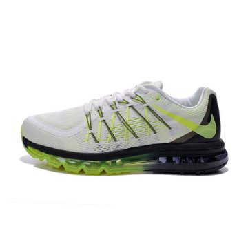 耐克nikeairmax2015全掌气垫男女运动鞋跑鞋跑步鞋男鞋女鞋白黑荧光绿