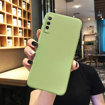 绿赐适用vivoY51s手机壳Y52S新款硅胶VIVOY53S全包防摔软壳超薄男女纯色网红潮牌TPU-浅紫VIVOY51(VIVOY51s TPU-抹茶绿+钢化膜)