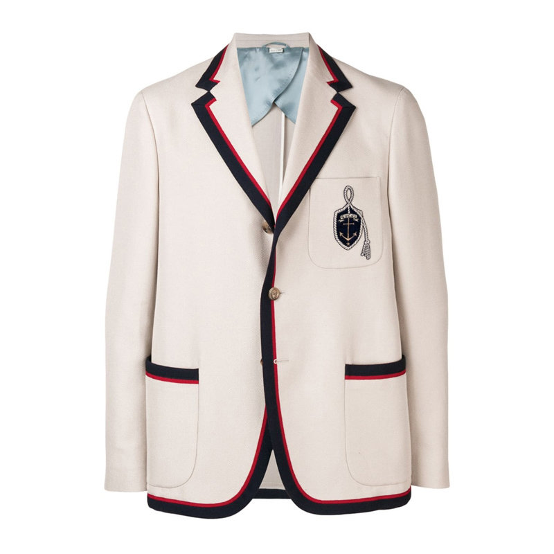 【gucci服饰图片】gucci男士米色西服外套 545210-z338h-951246米