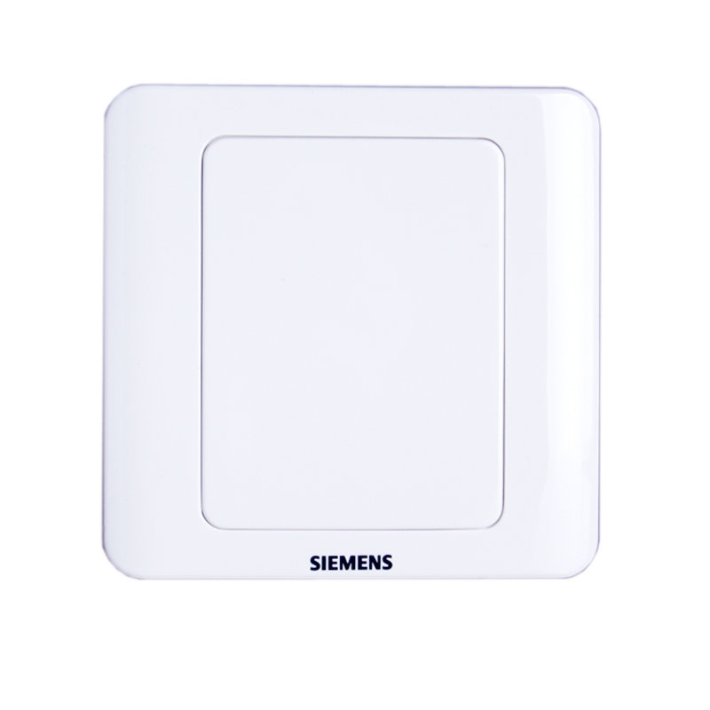 西门子开关插座面板远景系列空白面板(雅白色)