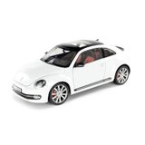 新款大众甲壳虫合金仿真汽车模型玩具车fx18-03威利(白色)