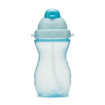 超市-水壶/水杯乐儿宝儿童吸管杯夏季水杯学饮杯400ml(蓝)