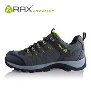 RAX户外鞋透气登山鞋女减震徒步鞋防泼水防滑鞋5C007(炭灰色)