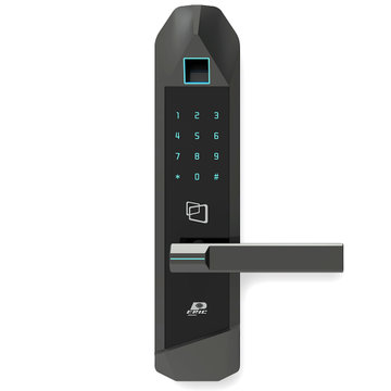 派瑞(pairui) h400 微信远程开门 指纹 密码 智能锁 金刚黑