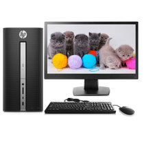 惠普（HP）570-p030cn 台式电脑（i3-6100/4G/500G/DVD刻录/集显/WIN10）(含19.5英寸v202b显示器)