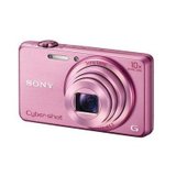 索尼（SONY）DSC-WX200  数码相机（1820万像素 2.7英寸屏）(粉色)