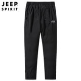 JEEP吉普新款男士羽绒裤防风保暖韩版潮流休闲长裤JPCS8015HX(黑色 6XL)