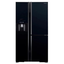 日立（HITACHI）R-SBS3100C 582升 三门 冰箱 双风扇独立冷却 智能变频 自动冰吧 水晶黑