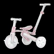 COOGHI酷骑儿童三轮车脚踏车1-3岁自行车轻便宝宝推车溜遛娃神器(樱霞粉)