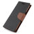 高士柏手机皮套保护壳外壳适用于HTC816t/D816W/新渴望816/816v/h(黑色+棕色)