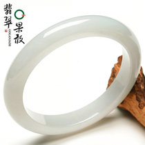 M003-ST2432果敢翡翠 55.0冰糯种翡翠手镯玉镯玉手镯玉器手镯A货