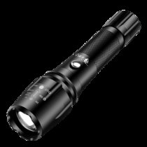 小野人LED手电筒强光可充电户外超亮超长续航M7(黑色 默认)