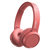 飞利浦（PHILIPS ）TAH4205 无线蓝牙耳机头戴式音乐耳麦 Bass低音安卓手机通用运动(红色)