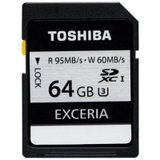 东芝（TOSHIBA）存储卡  极至瞬速SDXC UHS-I卡 64G 读95M/S 写60M/S 日本制造 SD卡  高速存储 原装进口