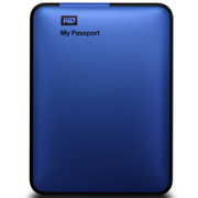 西部数据（WD）WDBBEP0010BBL My Passport USB3.0 1TB 超便携硬盘（蓝色）
