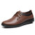 MR.KANG冬季加绒保暖鞋 牛皮时尚英伦商务鞋休闲鞋保暖棉鞋3303(44码)(棕色)