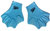 搏路硅胶游泳手套手蹼潜水装备鸭掌蹼划水掌男女成人儿童浮潜用品(成人蓝色)
