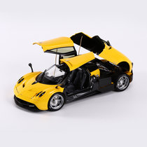 WELLY/威利 1:18帕加尼GTA-11007 合金仿真车模型 黄色